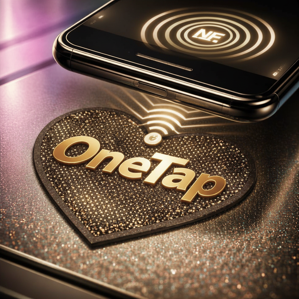 TapDat Extra NFC Tag Custom Link Tap to Connect